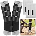 Abbylike 1 Pair Horse Standing Wraps 12", Padded Leg Wraps for Shipping