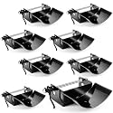Abbylike 4 Pairs (8 Pieces) Jump Cups Metal Horse Jump Cups with Pin