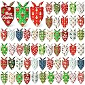 Abbylike 50 Pcs Christmas Dog Bandanas Bulk