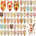 Abbylike 50 Pcs Fall Dog Bandanas Bulk
