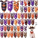 Abbylike 50 Pcs Halloween Dog Bandanas Bulk