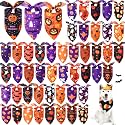 Abbylike 50 Pcs Halloween Dog Bandanas Bulk