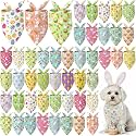 Abbylike 50 Pcs Spring Dog Bandanas Bulk
