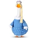 Abbylike Winter Princess Porch Goose Outfit Fit 23” Statue Yard Decor