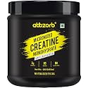 abbzorb nutrition Micronized Creatine Monohydrate - 250 Gram, 83 Serves, Unflavored, 3g of 100% Creatine Monohydrate Per Serve | Pre workout Supplement to Support Athletic Performance, Power & Strength(Powder)