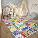 ABC Kids Rug, 59" x 39.4" Alphabet Non-Slip Floor Mat
