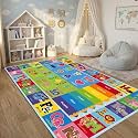 ABC Kids Rug, 78.7" x 59" Alphabet Floor Rug