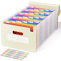 ABC life 26-Pocket Accordion File Organizer, Expanding File Folder