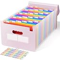 ABC life 26-Pocket Accordion File Organizer, Expanding File Folder