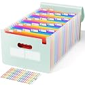 ABC life 26-Pocket Accordion File Organizer, Expanding File Folder