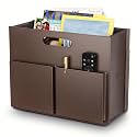 ABC life Magazine Holder,Magazine Rack Floor, Brown