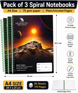 ABC Nature Collection A4 Notebook Unruled 200
