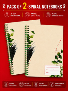 ABC Nature Collection A4 Notebook Unruled 200