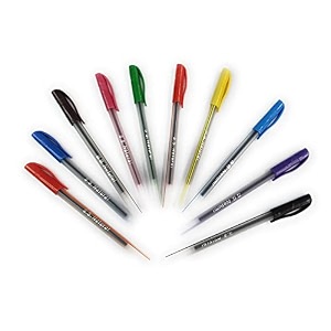 color penset of 10 colorsdirect fill ballpen setfast writing color ball pens blue