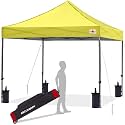 ABCCANOPY Patio Pop Up Canopy Tent 10x10 Commercial-Series (Lemon)