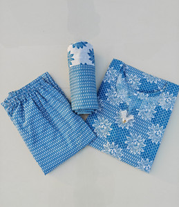 ABCOLLECTION Printed Kurta Palazzo Dupatta Set