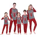 ABeCue Matching Family Pajamas for Women Men Kids Holiday Cotton Pjs Clothes Set