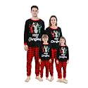 ABeCue Matching Family Pajamas for Women Men Kids Holiday Cotton Pjs Clothes Set