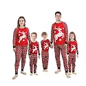 ABeCue Matching Family Pajamas for Women Men Kids Holiday Cotton Pjs Clothes Set