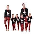 ABeCue Matching Family Pajamas for Women Men Kids Holiday Cotton Pjs Clothes Set