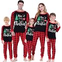 ABeCue Matching Family Pajamas for Women Men Kids Holiday Cotton Pjs Clothes Set