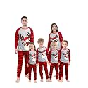 ABeCue Matching Family Pajamas for Women Men Kids Holiday Cotton Pjs Clothes Set