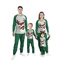 ABeCue Matching Family Pajamas for Women Men Kids Holiday Cotton Pjs Clothes Set