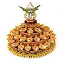 Abee Fancy Big Size Kalash Festival Diya Light Decorative Lamp Electric Deep (50 LED Lights)
