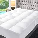 ABENE King Mattress Topper, Pillow Top Mattress Pad, Feather Down Fill
