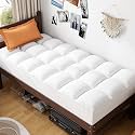 ABENE Twin Mattress Topper, Thick Pillow Top Mattress Pad, Plush Comfort