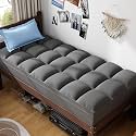 ABENE Twin XL Mattress Topper, Thick Pillow Top Mattress Pad, Grey