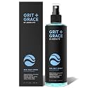 Aberlite Grit+Grace Sea Salt Spray for Men & Women Beach Look - Hair Texture Styling Product for Beach Waves - Curly & Wavy Hair Texture Spray (8.11 FL OZ)