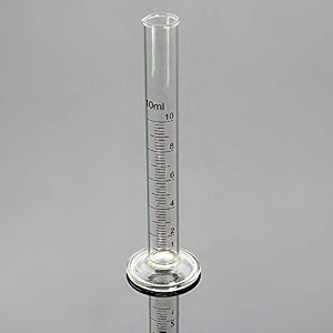 abg borosilicate glass measuring cylinder 10 ml