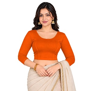 Abhi Cotton Readymade Saree Blouse for Women-