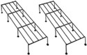 Abhi Creation Iron Indoor/Outdoor Flower Pot/Plant Stand for Home Garden Balcony Living Room Plant Container Set