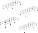 Abhi Creation Premium Rectangular Anti-Rust Plant Stand