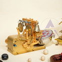 Abhi Jalar RAM JALAR Premium Small Aarti Machine – Decorative Temple Aarti Device Nut & Bolts Dholki