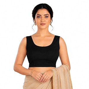 Abhi Readymade Saree Blouse for Women- Sleeveless