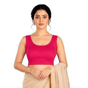 Abhi Readymade Saree Blouse for Women- Sleeveless