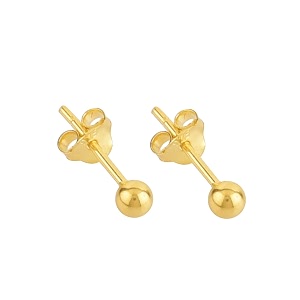 abhooshan 925 sterling silver amp gold plated piercing ball stud earrings for helix cartilage tragus ear lobe multi piercing  with certificate of authenticity