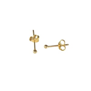 abhooshan 925 sterling silver amp gold plated piercing ball stud earrings for helix cartilage tragus ear lobe multi piercing  with certificate of authenticity
