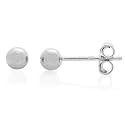 Abhooshan 925 Sterling Silver &amp; Gold Plated Piercing Ball Stud Earrings For Helix Cartilage Tragus Ear Lobe Multi Piercing | With Certificate of Authenticity