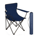 Abhsant Folding Garden Chair with Arm Rest & Glass Holderfor Camping, Picnic, Travelling Foldable Carbon Steel Inversion Chair