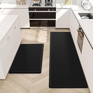 kitchen mat kitchen rugs padded kitchen mats for floor anti fatigue mat kitchen rug set non-slip standing mat for kitchen office sink2 pieces ab-07