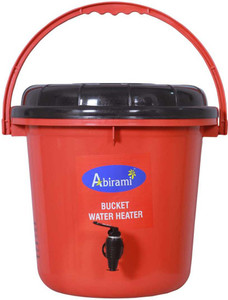 Abirami BucketWaterHeater-RedColor 20 L Instant Water Geyser