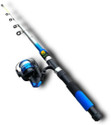 Abirs 7 fit fishing set f Special colour blue Black, Blue Fishing Rod