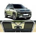 Able 3D-FIX Type Car Non-Magnetic Sun Shade Curtains for Hyundai EXTER Set of 6 Pcs