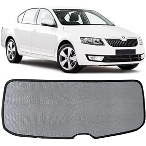 able dotnet car dicky sun shade curtains for skoda octavia new type-ii 2013 to 2021 model