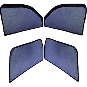 able dotnet car magnetic sun shade curtains with zipper for skoda octavia new set of 4 2013 to 2021 model