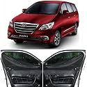 Able Dotnet Car Magnetic Sun Shade Curtains with Zipper for Toyota INNOVA Old Set of 6 Pcs (2004 to 2014 Model)